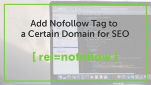 add nofollow tag