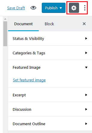 How to Add GUTENBERG Visual Editor to WordPress - Setting Button