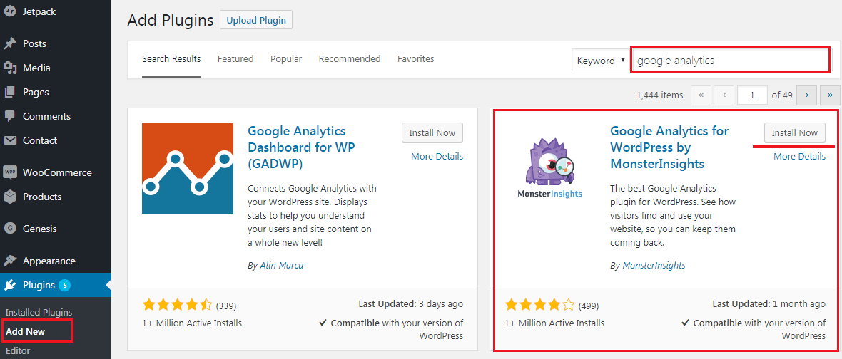 How to Add Google Analytics to WordPress Website - Installing Google Analytics Plugin