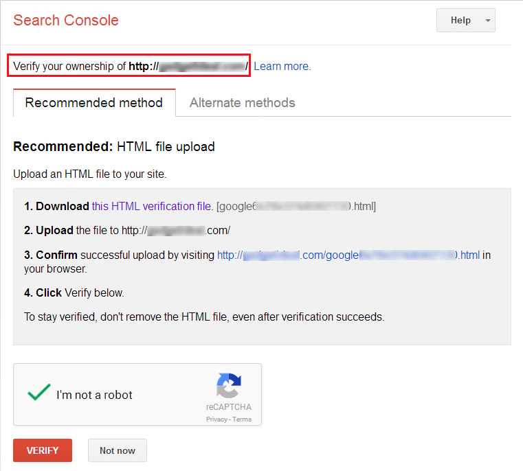 How to Add Sitemaps to Google Webmaster - Site Ownership Verfication