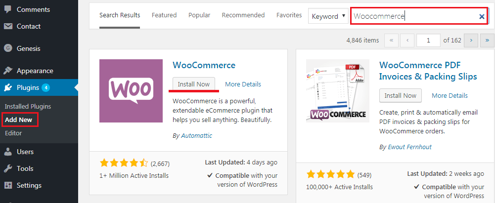 How to Build an eCommerce Website Using WoocCommerce - Instalation