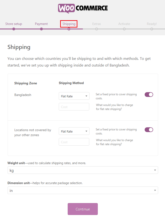 How to Build an eCommerce Website Using WoocCommerce - Shipping