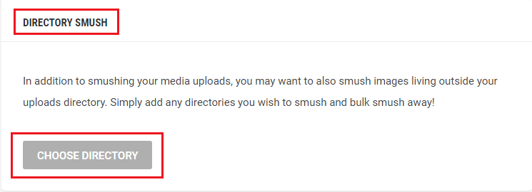 How to Compress and Optimize Image on WordPress - WP Smush Directory Smaushing Setting