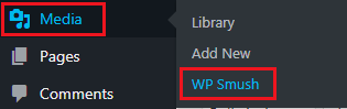 How to Compress and Optimize Image on WordPress - WP Smushit Menu