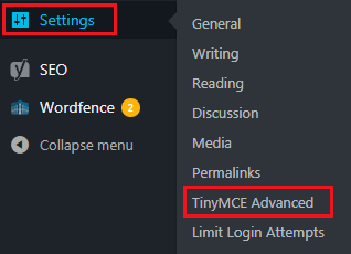 How to Enhance Your WordPress Visual Editor - TinyMCE Menu