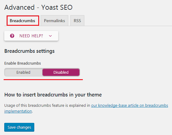 How to do WordPress SEO technically (OnPage Guide) Breadcrumbs