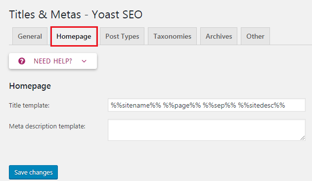 How to do WordPress SEO technically (OnPage Guide) Titles & Metas - HomePage