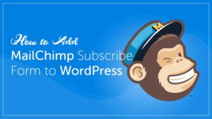 Add MailChimp Subscribe Form to WordPress