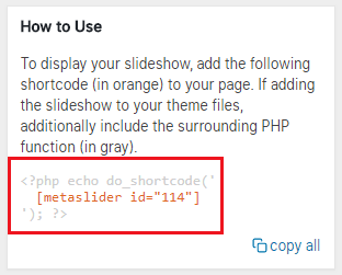 Your Slider Shortcode and Script