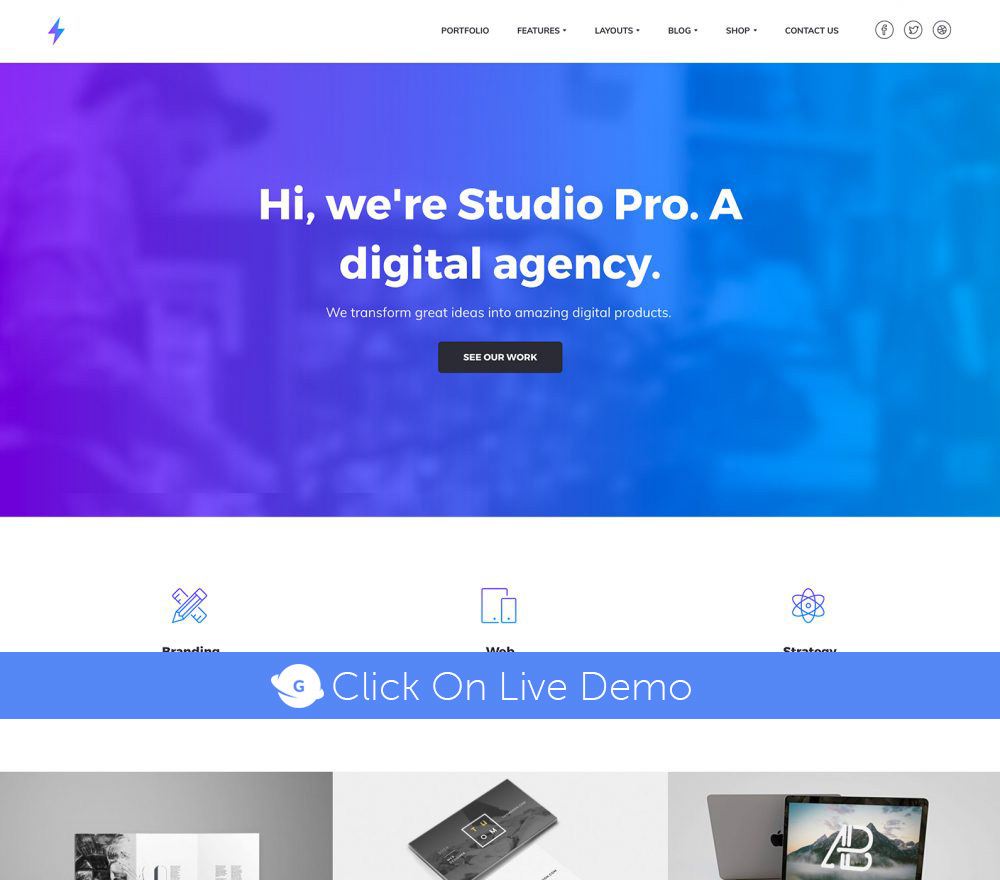 Studio Pro Theme Review