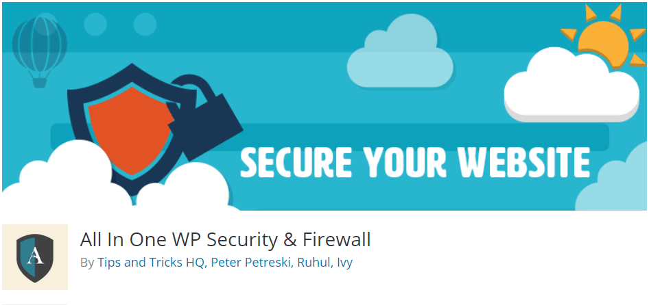 All in One WordPress Security and Firewall Plugin