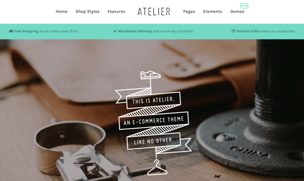 Atelier – Creative Multi-Purpose eCommerce Theme