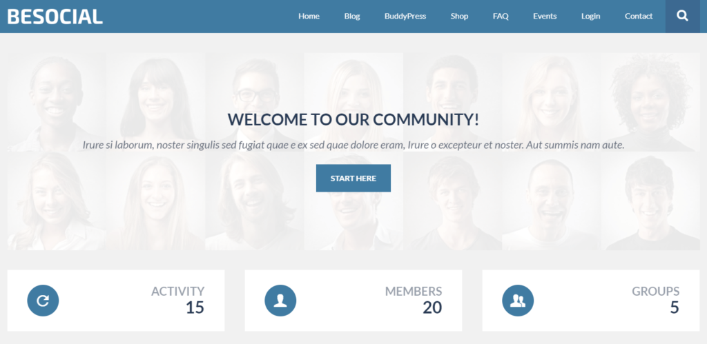 Besocial – BuddyPress Social Network & Community WordPress Theme