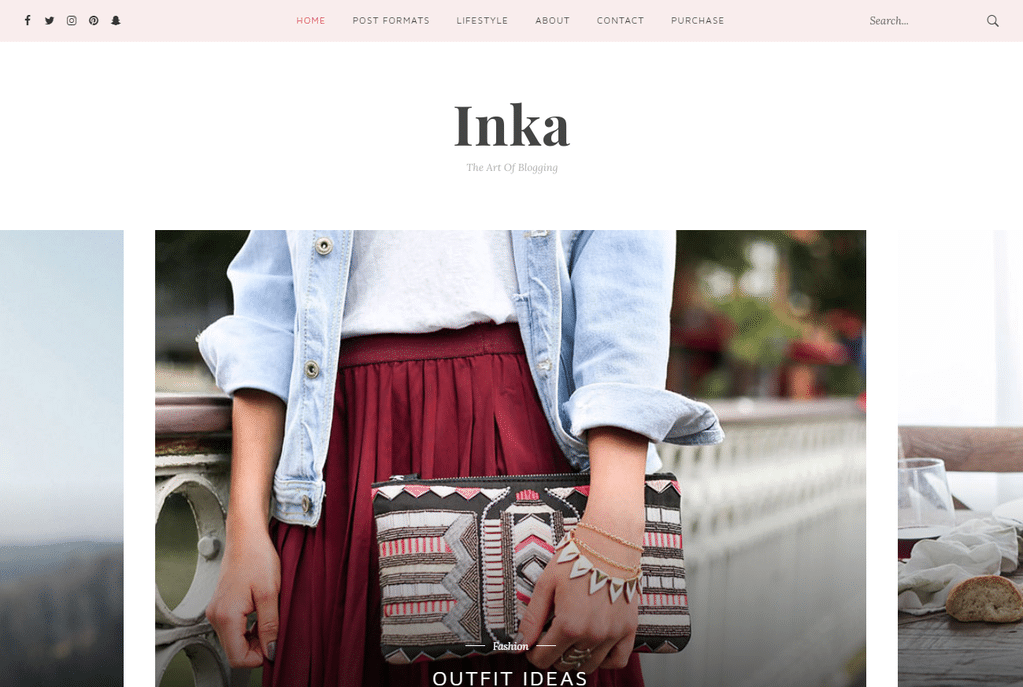Inka – Minimal Blog WordPress Theme