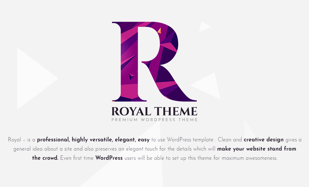 Royal – Multi-Purpose WordPress Theme