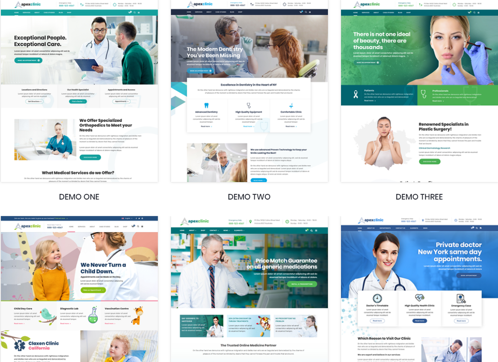 ApexClinic - Health & Medical WordPress Theme