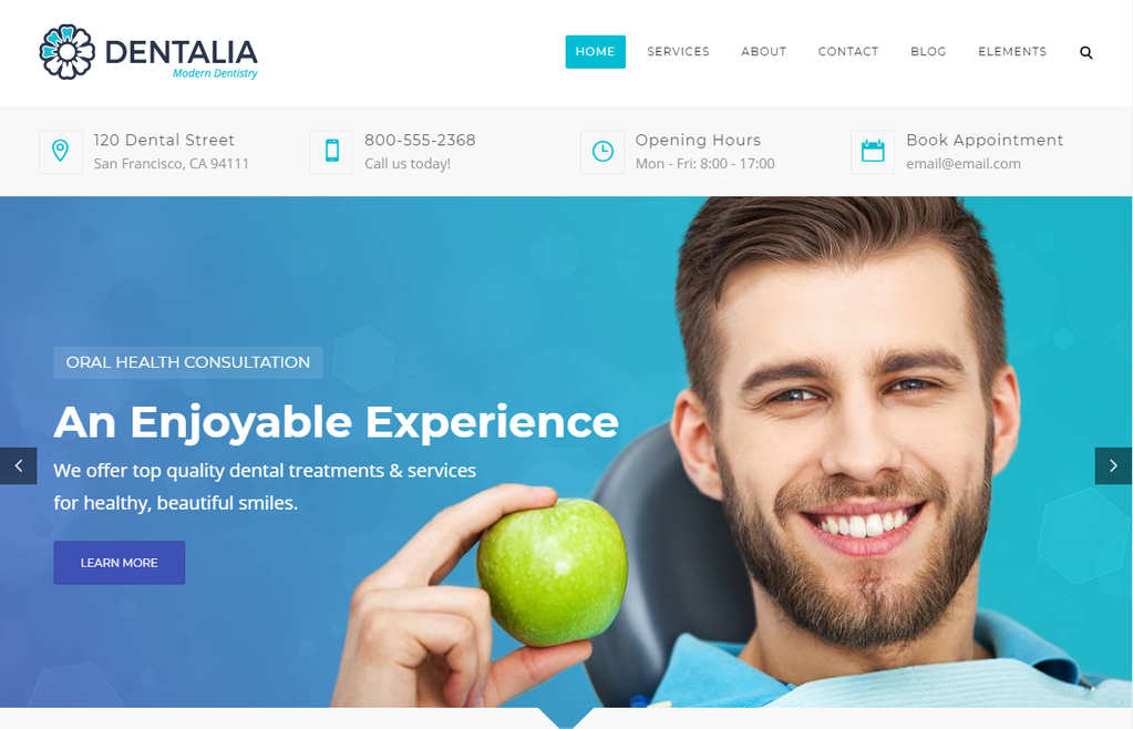 Dentalia - Dentist & Medical WordPress Theme