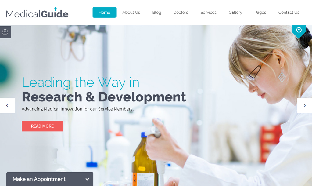 MedicalGuide - Health and Medical WordPress Theme