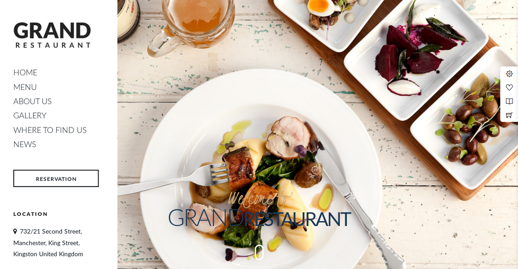 Grand Restaurant - The Best WordPress Theme