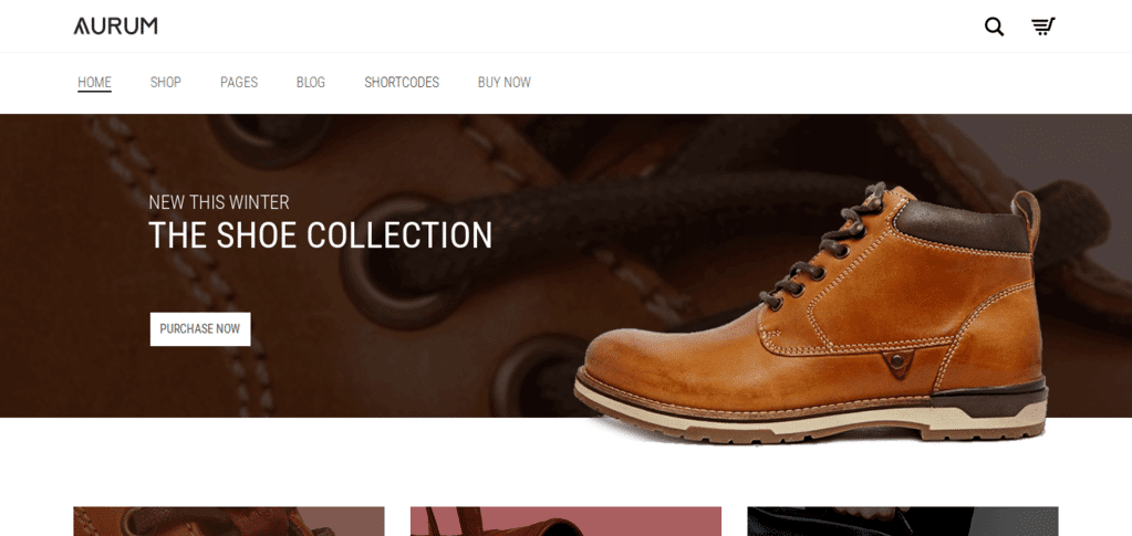 Aurum - Minimal WooCommerce Theme