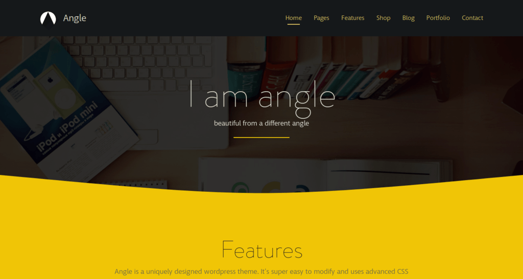 Angle - Flat Design Bootstrap Theme