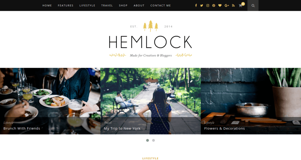 Hemlock - Another Responsive WordPress Theme for Blog