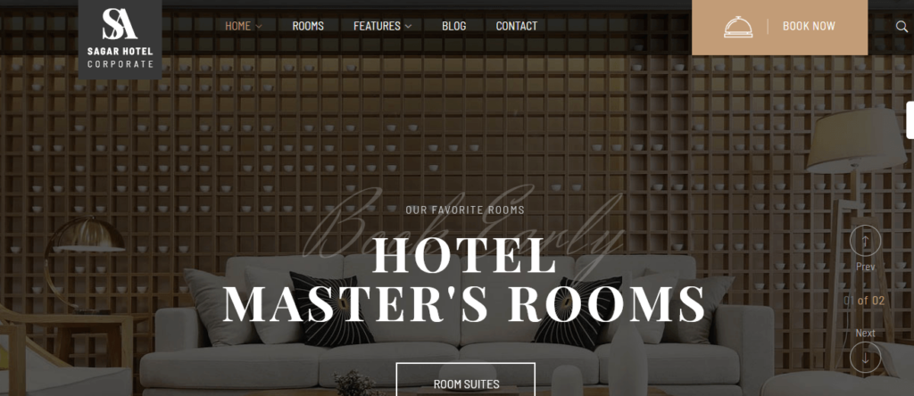 Sailing - Hotel WordPress Theme