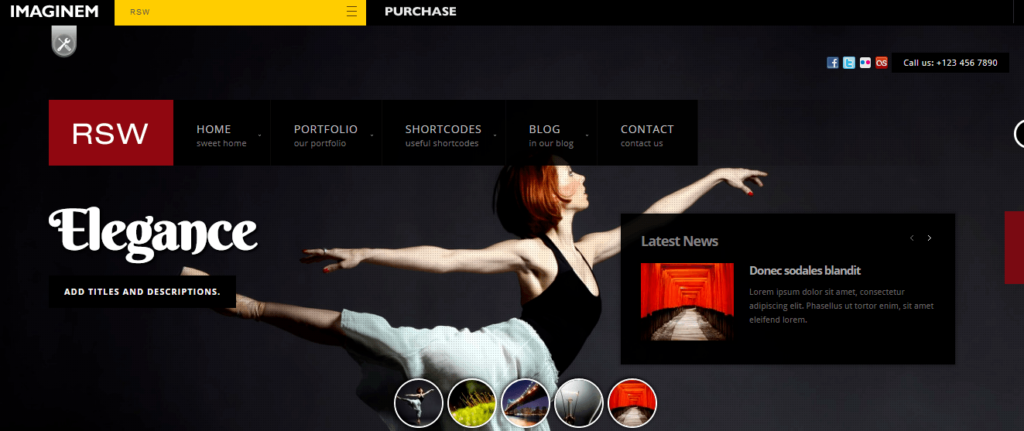  Rsw - Photography Theme for WordPress 