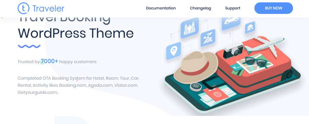 Traveler - Best WordPress Booking Theme