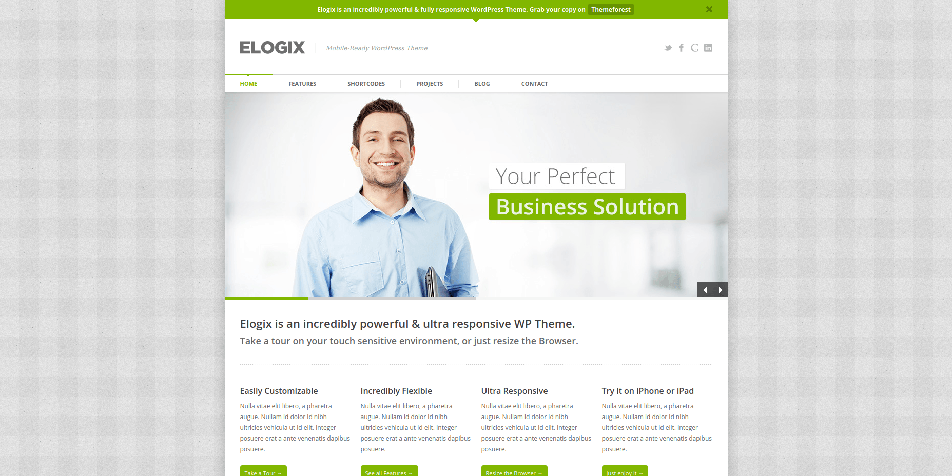 ELOGIX - Best WordPress Business Themes