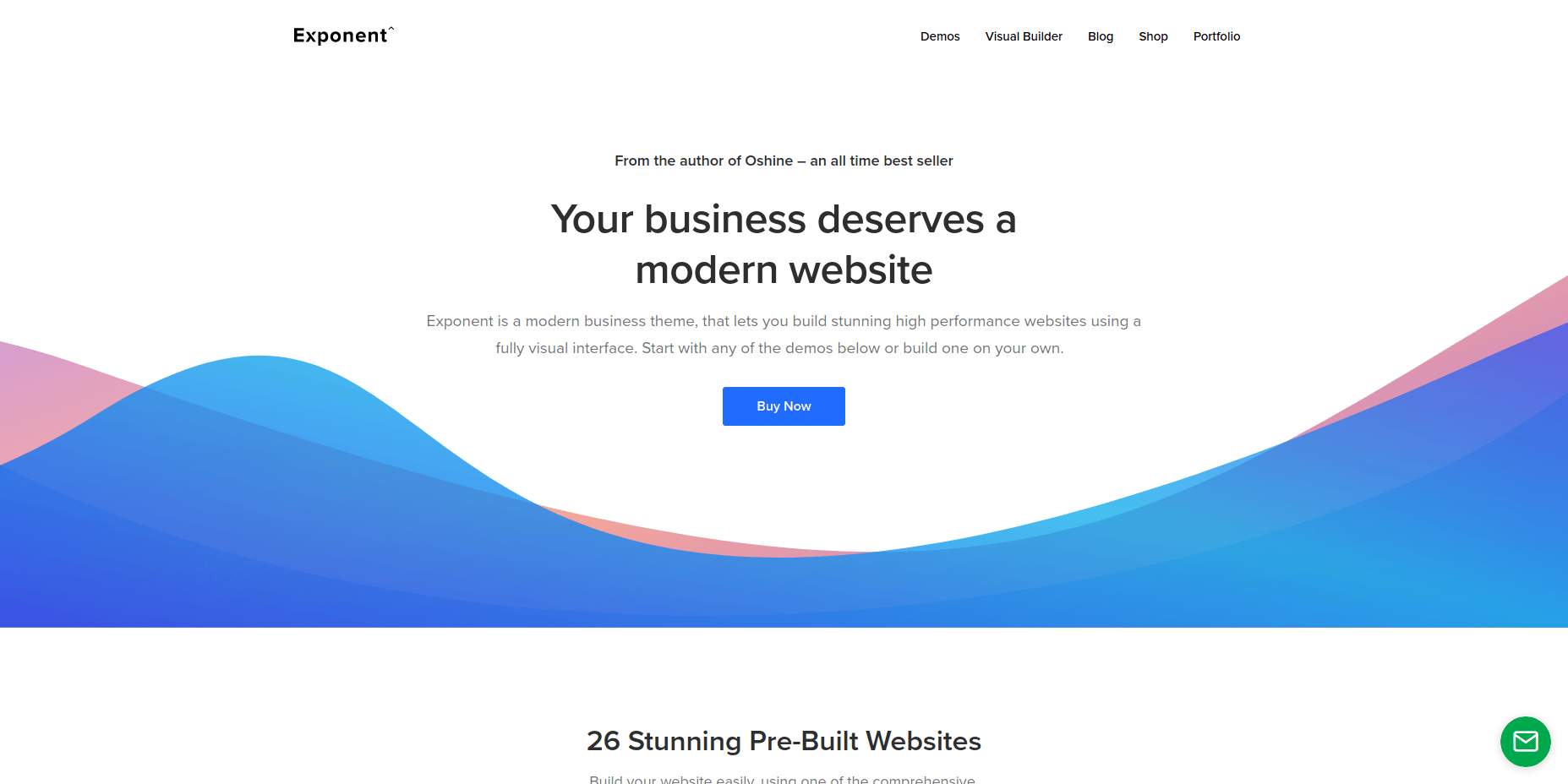 Exponent - Best WordPress Business Themes