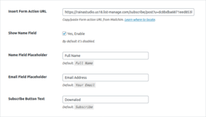 Sticky Genesis Topbar Pro Subscribe Form Options — WordPress