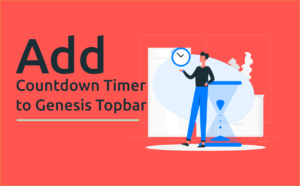Add Countdown Timer to Genesis Topbar