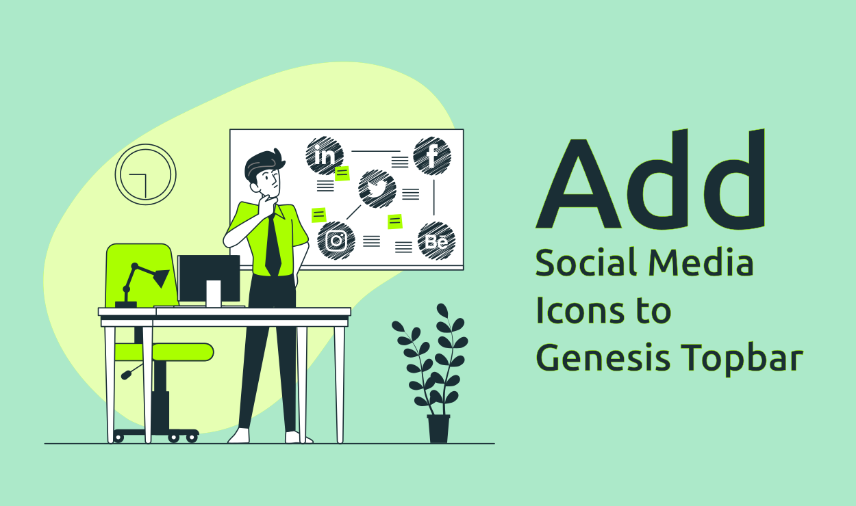 Add Social Media Icons to Genesis Topbar