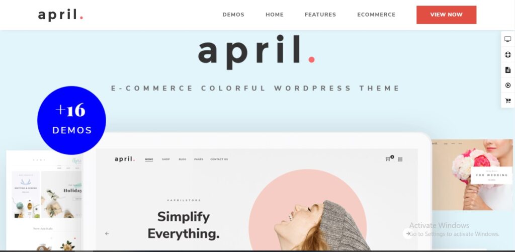 APRIL - Fashion WooCommerce WordPress Theme