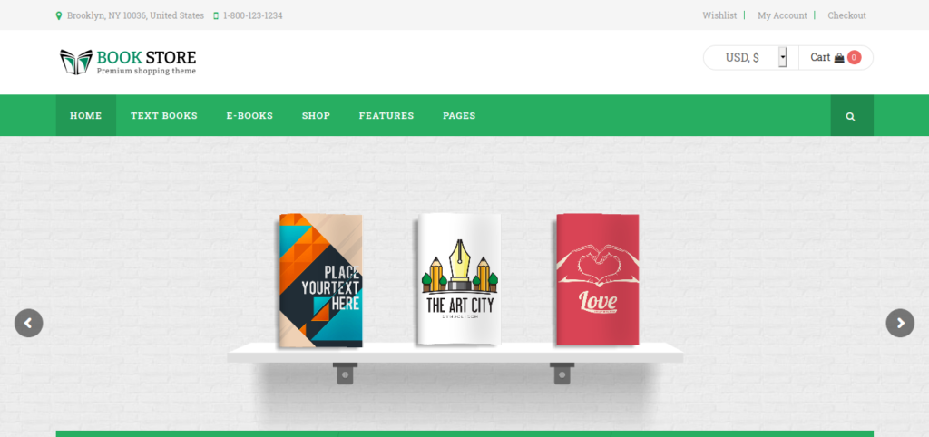 Book Store WordPress WooCommerce Theme