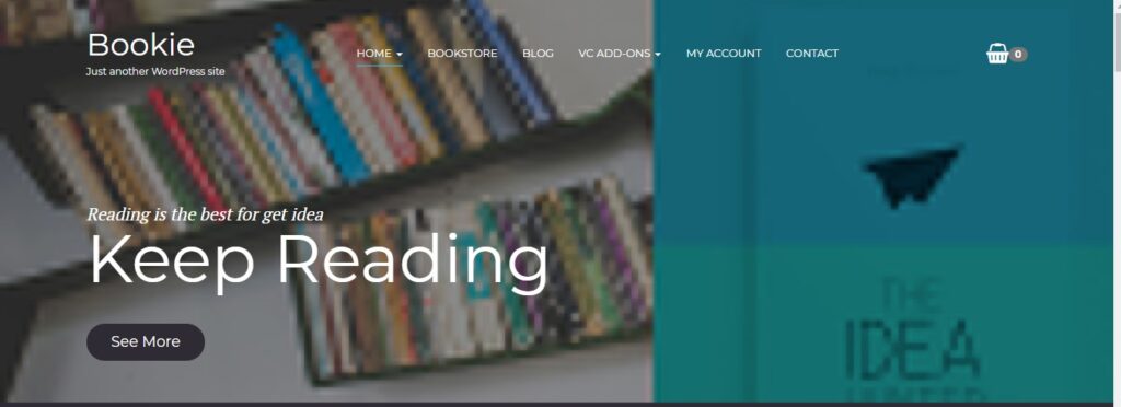 Bookie - WordPress Theme for Books Store