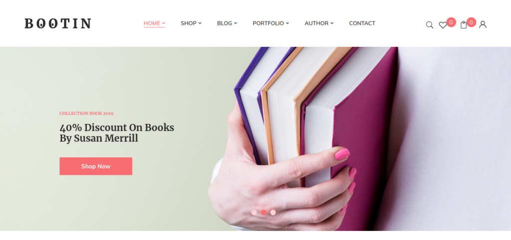 Bootin – Book Store WooCommerce WordPress Theme