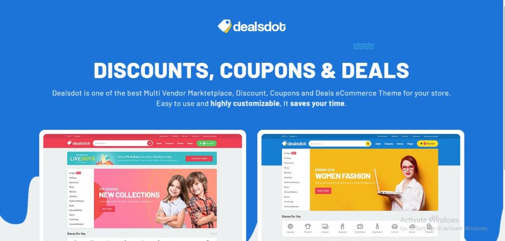 Deals dot - Multi-Vendor Marketplace Theme