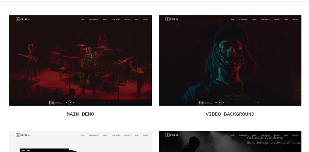 Dezibel - Music Band & Musician WordPress Theme