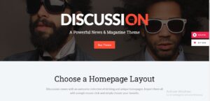 Discussion - News Portal Theme