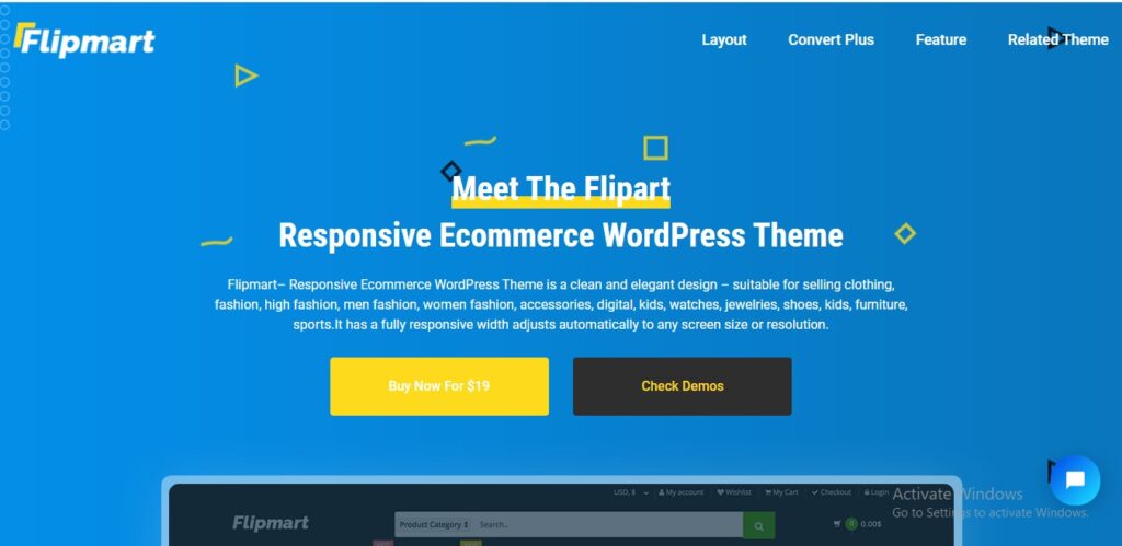 Flip mart - Responsive Ecommerce WordPress