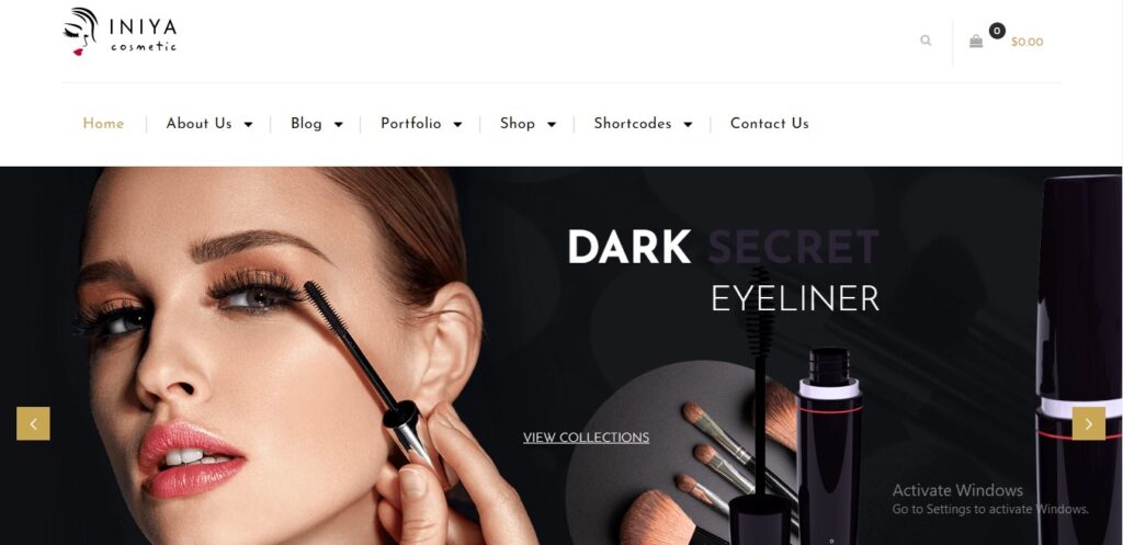 Iniya - Beauty Store, Cosmetic Shop WordPress Theme