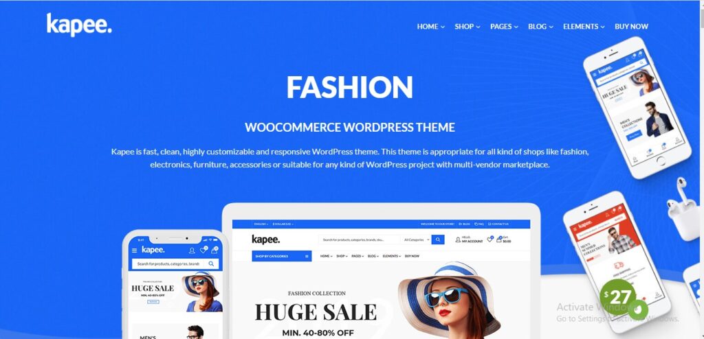 Kapee - Fashion Store WooCommerce Theme