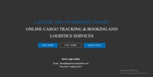 Logistic Pro - Transport - Cargo - Online Tracking - Booking - Portfolio WordPress Theme