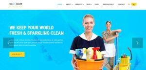 Max Cleaners & Movers - Cleaning Business Company WordPress Theme