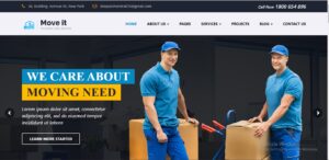 MoveIt - Movers, Relocation, Transportation Company WordPress Theme