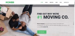 Mover - Moving Company & Storage Services WordPress Theme