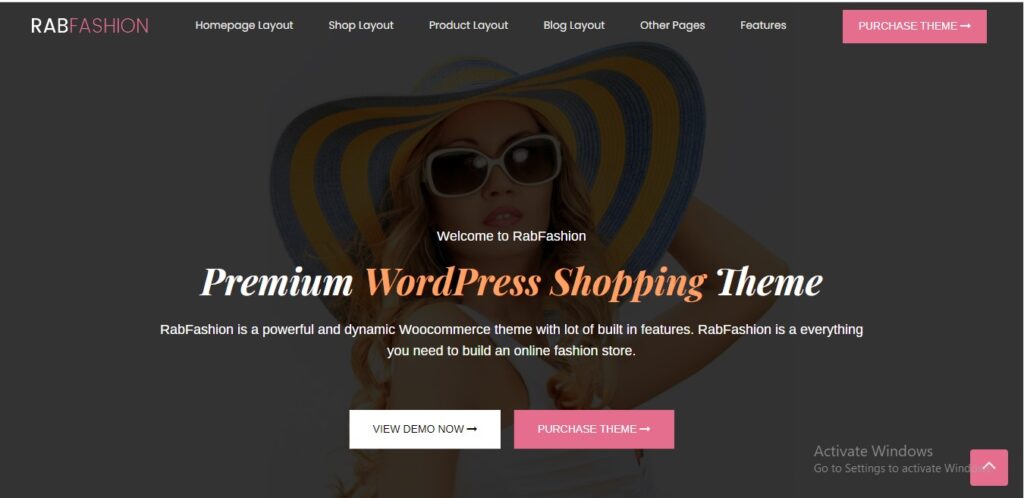RAB - Fashion eCommerce WordPress Theme