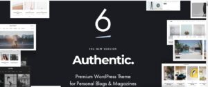 Authentic - Lifestyle Blog & Magazine WordPress Theme